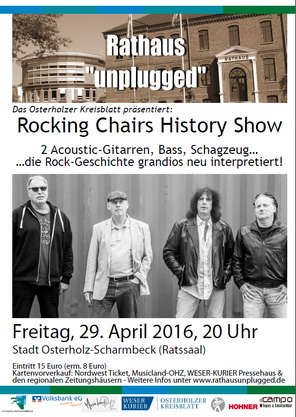 Rocking Chairs Konzertplakat